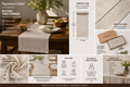 Natural Linen Table Runner