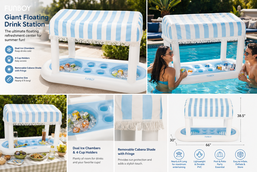 FUNBOY Giant Cabana Drink Station