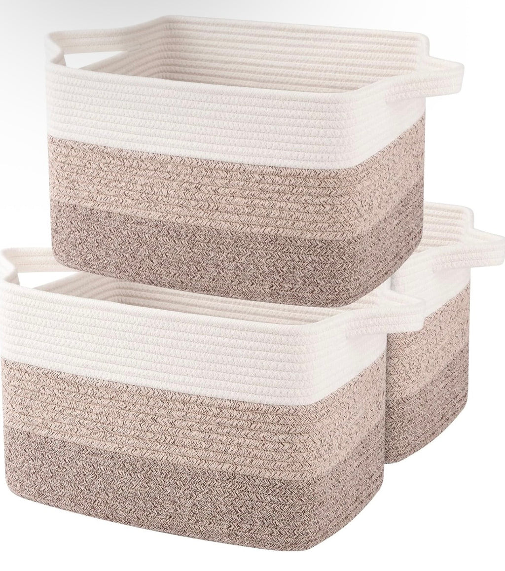 OIAHOMY Woven Storage Basket Set