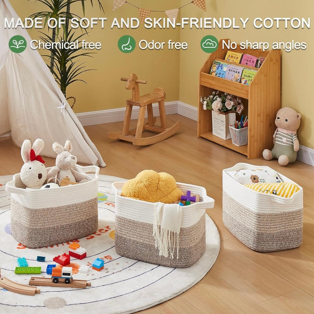 OIAHOMY Woven Storage Basket Set