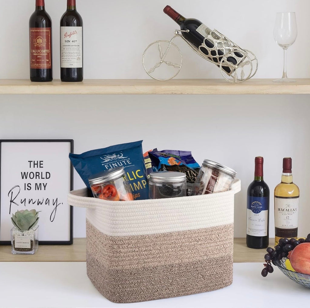 OIAHOMY Woven Storage Basket Set