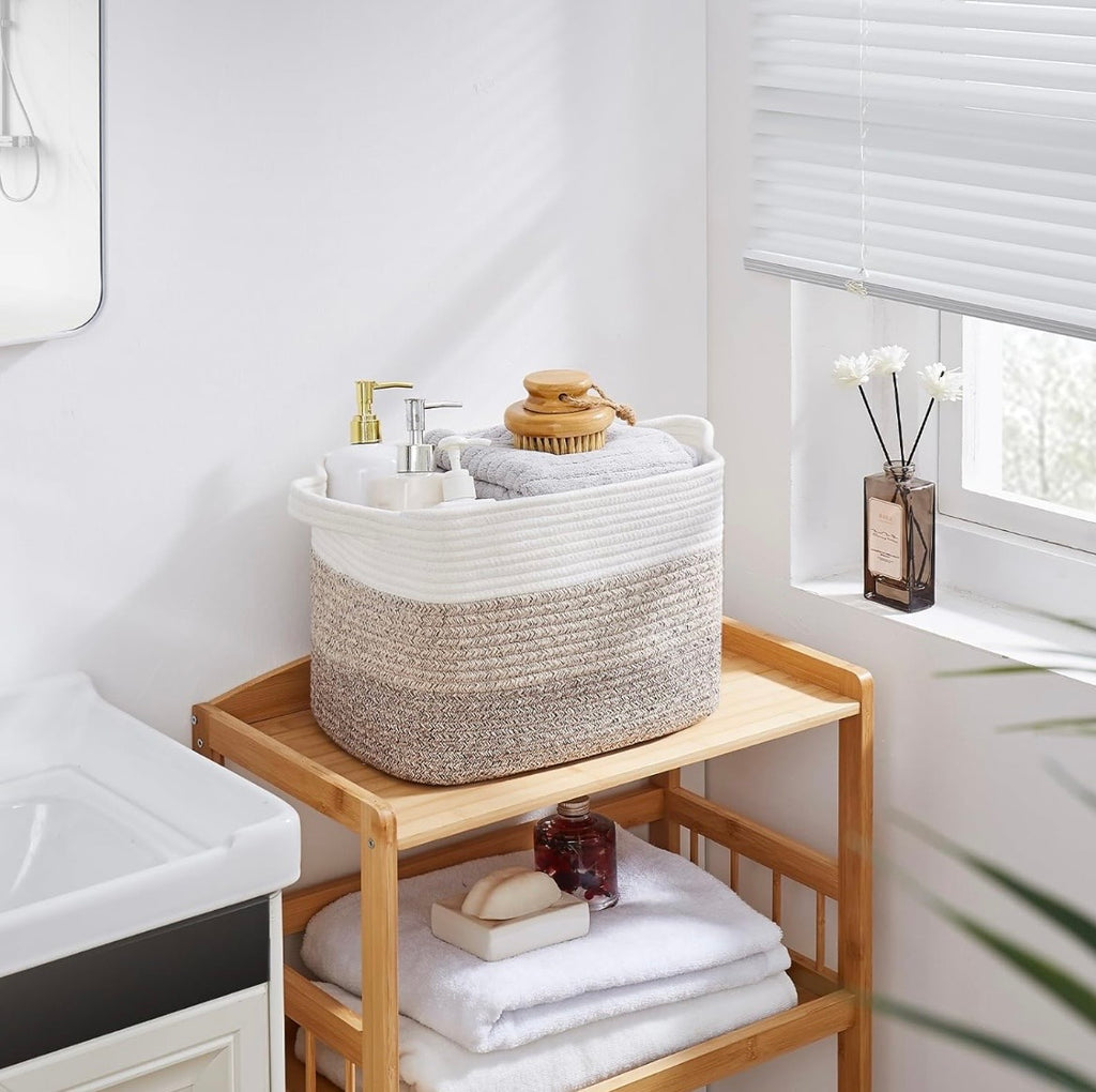 OIAHOMY Woven Storage Basket Set