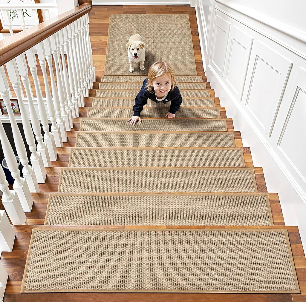 Non-Slip Chenille Stair Treads