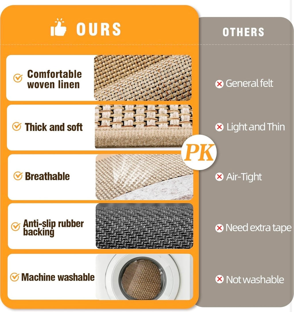Non-Slip Chenille Stair Treads