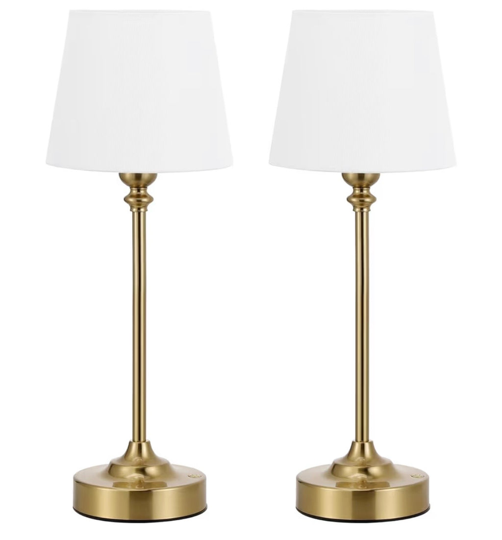 Gold Cordless Rechargeable Table Lamps