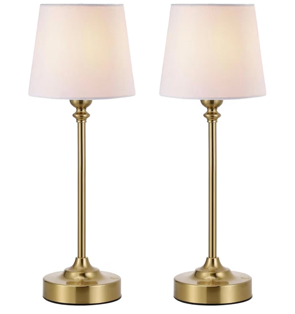 Gold Cordless Rechargeable Table Lamps