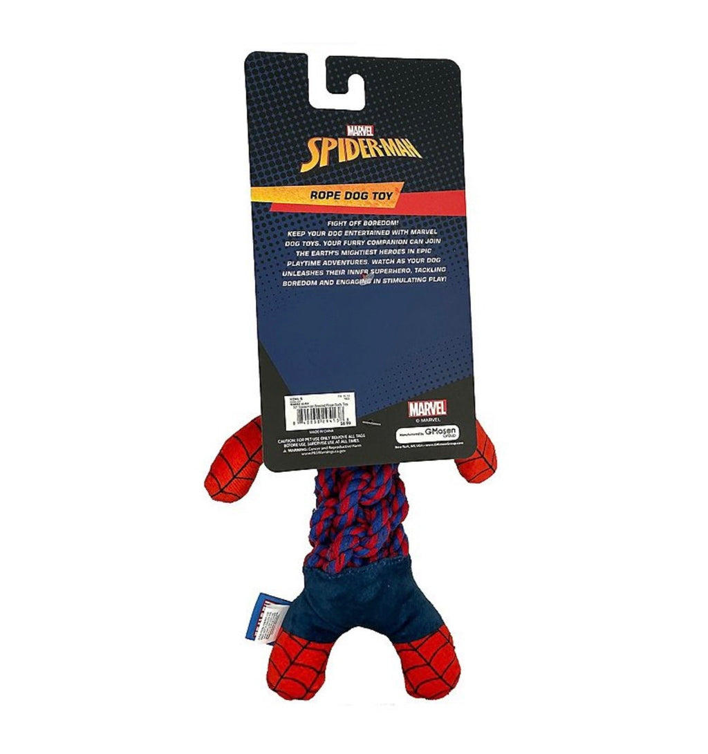 Marvel Spiderman Rope Dog Toy