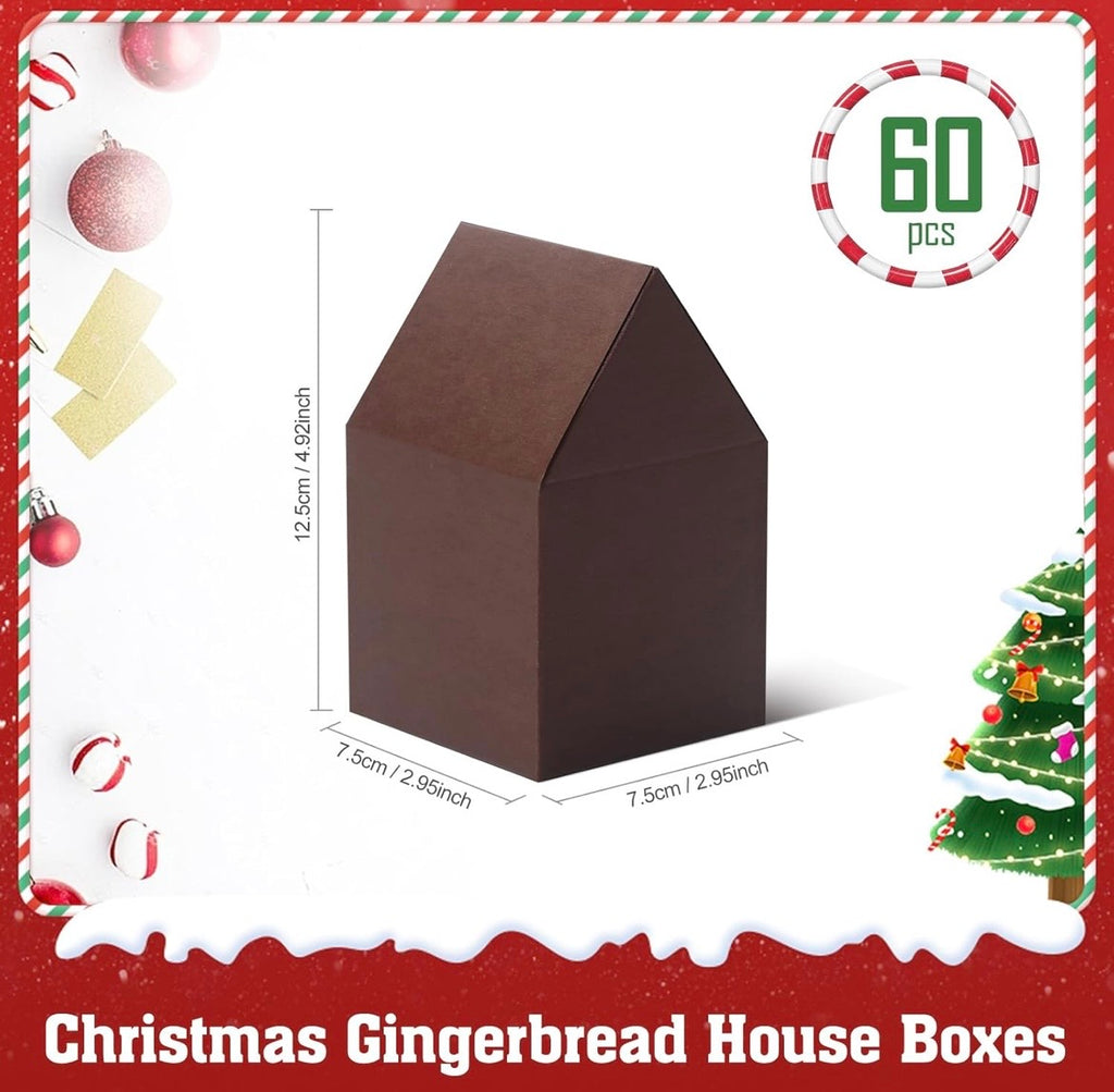 Christmas Gingerbread House Treat Boxes