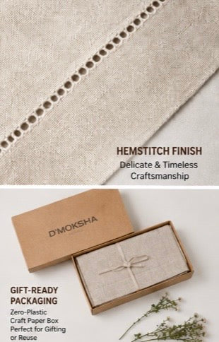 Natural Linen Table Runner