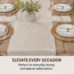 Natural Linen Table Runner