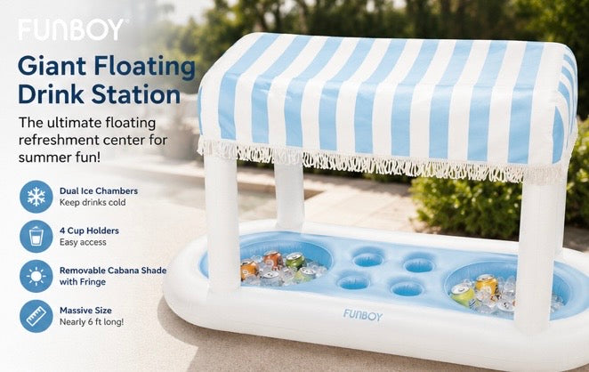 FUNBOY Giant Cabana Drink Station